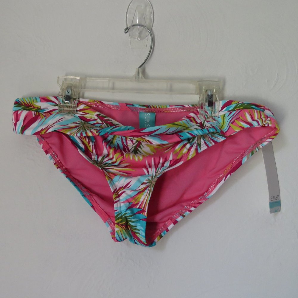 Sunset California Palmetto Bikini Bottom XL
